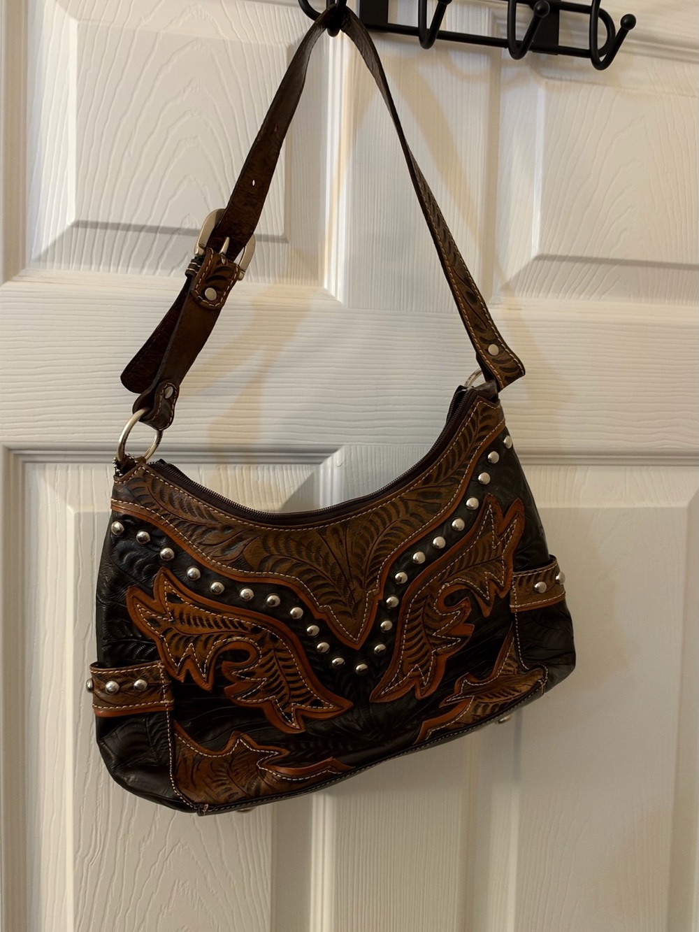 American West Leather Shoulder Bag